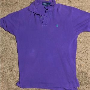 Classic purple polo